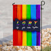 LGBT Life Gets Better Together | Garden Flag | Double Sided House Flag - GIFTCUSTOM