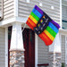 LGBT Life Gets Better Together | Garden Flag | Double Sided House Flag - GIFTCUSTOM