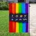 LGBT Life Gets Better Together | Garden Flag | Double Sided House Flag - GIFTCUSTOM