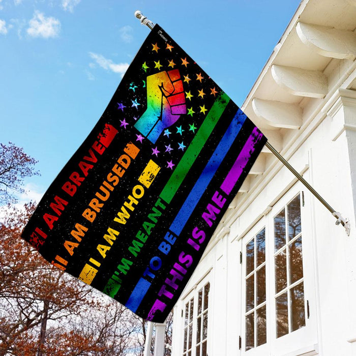 LGBT Pride Flag | Garden Flag | Double Sided House Flag - GIFTCUSTOM