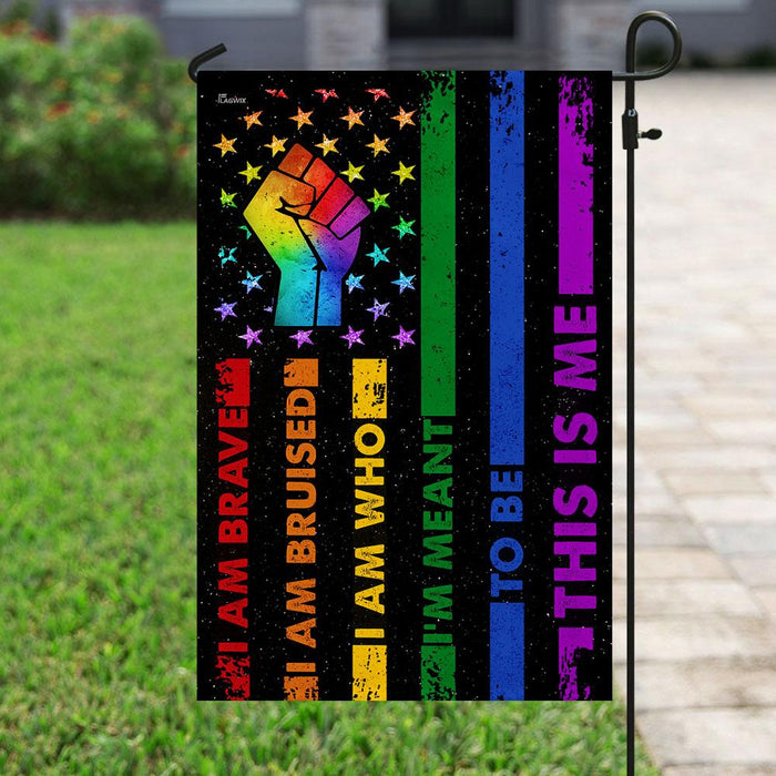 LGBT Pride Flag | Garden Flag | Double Sided House Flag - GIFTCUSTOM