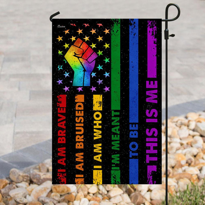 LGBT Pride Flag | Garden Flag | Double Sided House Flag - GIFTCUSTOM