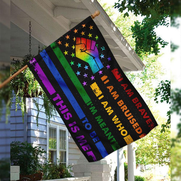 LGBT Pride Flag | Garden Flag | Double Sided House Flag - GIFTCUSTOM