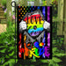 LGBT Pride. Love Is Love Flag | Garden Flag | Double Sided House Flag - GIFTCUSTOM