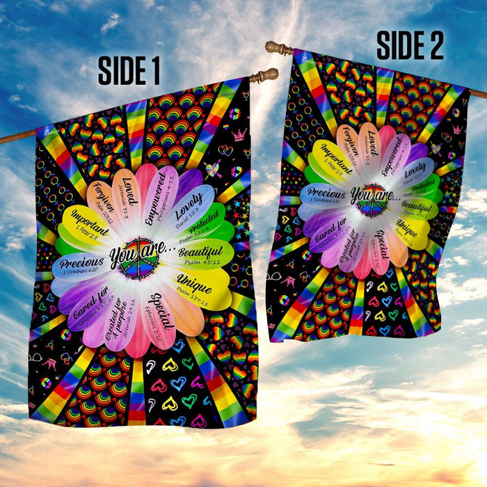 LGBT Pride Rainbow Flag | Garden Flag | Double Sided House Flag - GIFTCUSTOM