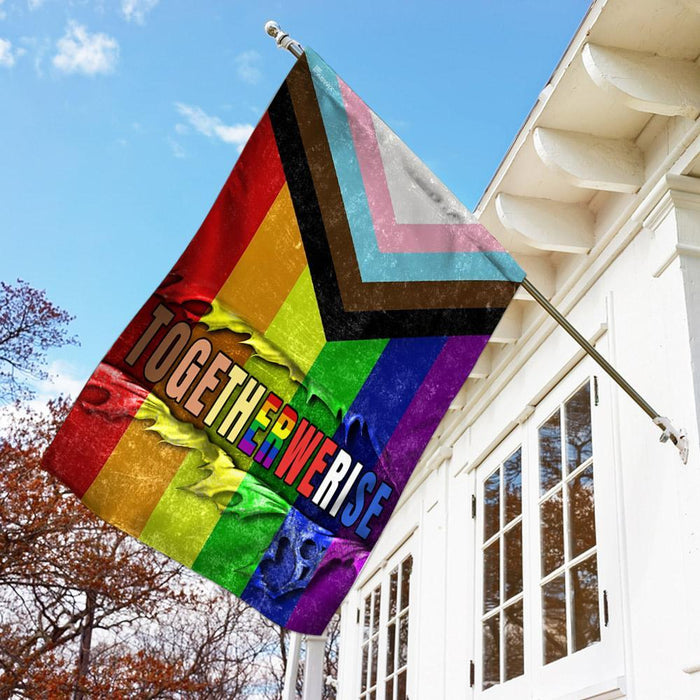 LGBT Progress Pride Flag | Garden Flag | Double Sided House Flag - GIFTCUSTOM