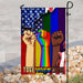 LGBT Together We Rise Flag | Garden Flag | Double Sided House Flag - GIFTCUSTOM