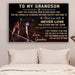 LH Athletics Canvas and Poster ��� grandma to grandson ��� never lose wall decor visual art - GIFTCUSTOM