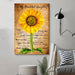 LH Sunflower Canvas and Poster ��� Mom to daughter ��� today is a good day wall decor visual art - GIFTCUSTOM