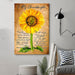 LH Sunflower Canvas and Poster ��� Papa to granddaughter ��� everyday that you wall decor visual art - GIFTCUSTOM