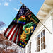 Liberty & Justice For All LGBT Flag | Garden Flag | Double Sided House Flag - GIFTCUSTOM