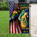 Liberty & Justice For All LGBT Flag | Garden Flag | Double Sided House Flag - GIFTCUSTOM