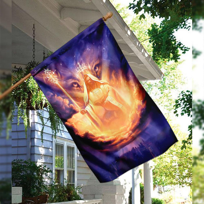 Lion of Judah Flag | Garden Flag | Double Sided House Flag - GIFTCUSTOM