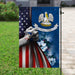 Louisiana America Flag | Garden Flag | Double Sided House Flag - GIFTCUSTOM