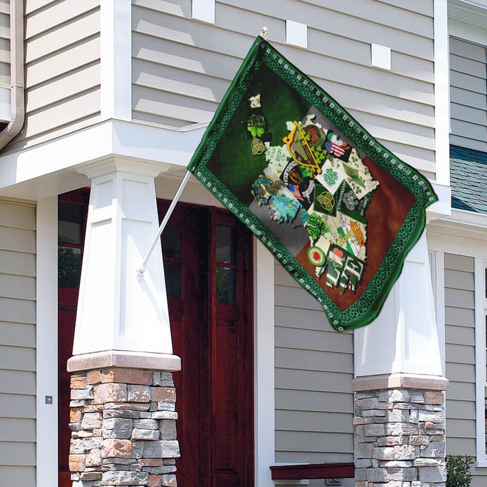 Love Irish Flag | Garden Flag | Double Sided House Flag - GIFTCUSTOM