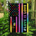 Love Is Love, LGBT Flag | Garden Flag | Double Sided House Flag - GIFTCUSTOM