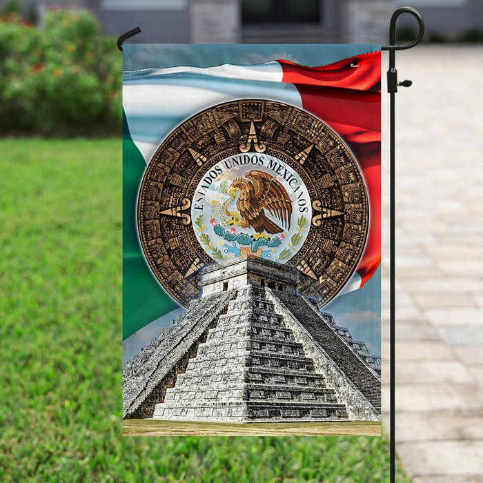 Love Mexico Flag | Garden Flag | Double Sided House Flag - GIFTCUSTOM