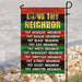 Love Thy Neighbor Peace Flag | Garden Flag | Double Sided House Flag - GIFTCUSTOM