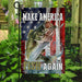 Make America Fish Again Flag | Garden Flag | Double Sided House Flag - GIFTCUSTOM