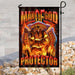 Man Of God Hero Husband Daddy Protector Firefighter Flag | Garden Flag | Double Sided House Flag - GIFTCUSTOM