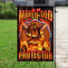 Man Of God Hero Husband Daddy Protector Firefighter Flag | Garden Flag | Double Sided House Flag - GIFTCUSTOM