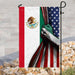 Mexican American Flag | Garden Flag | Double Sided House Flag - GIFTCUSTOM