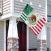 Mexican American Flag | Garden Flag | Double Sided House Flag - GIFTCUSTOM