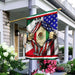 Mexican American Flag | Garden Flag | Double Sided House Flag - GIFTCUSTOM