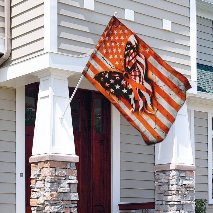 Multiple Sclerosis Awareness Flag | Garden Flag | Double Sided House Flag - GIFTCUSTOM