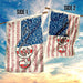 Music Notes America Flag | Garden Flag | Double Sided House Flag - GIFTCUSTOM