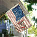 Music Notes America Flag | Garden Flag | Double Sided House Flag - GIFTCUSTOM