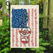 Music Notes America Flag | Garden Flag | Double Sided House Flag - GIFTCUSTOM