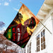 My Blood My People My Land Africa Flag | Garden Flag | Double Sided House Flag - GIFTCUSTOM