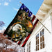Native American American Flag | Garden Flag | Double Sided House Flag - GIFTCUSTOM