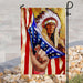 Native American Ancestor American Flag | Garden Flag | Double Sided House Flag - GIFTCUSTOM