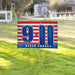 Never Forget The Fallen Yard Sign (24 x 18 inches) - GIFTCUSTOM