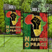 No Justice No Peace Africa Flag | Garden Flag | Double Sided House Flag - GIFTCUSTOM