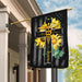 Nurse Life Sunflower Christian Cross Flag | Garden Flag | Double Sided House Flag - GIFTCUSTOM