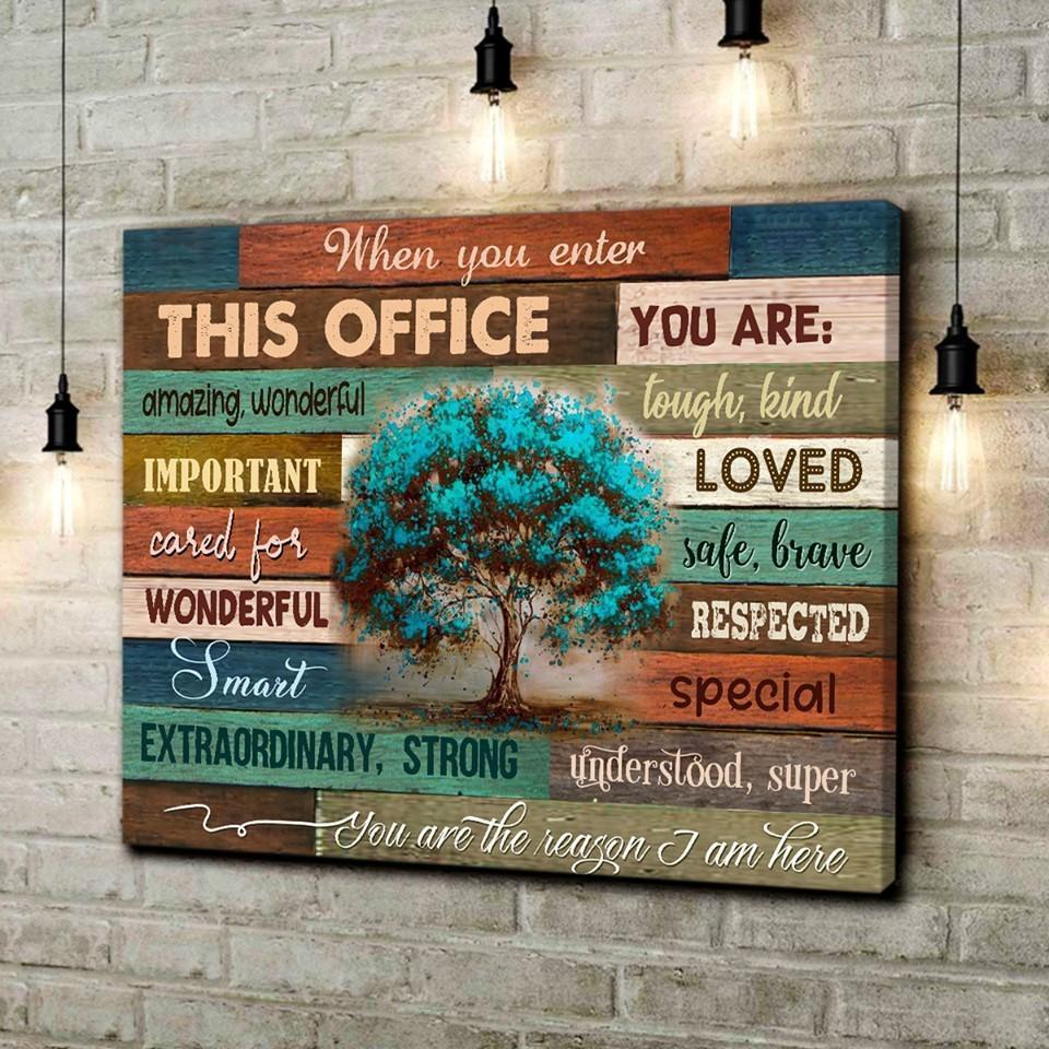 Office Canvas and Poster ��� You are amazing, wonderful wall decor visual art - GIFTCUSTOM