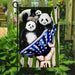 Pandas American Flag | Garden Flag | Double Sided House Flag - GIFTCUSTOM