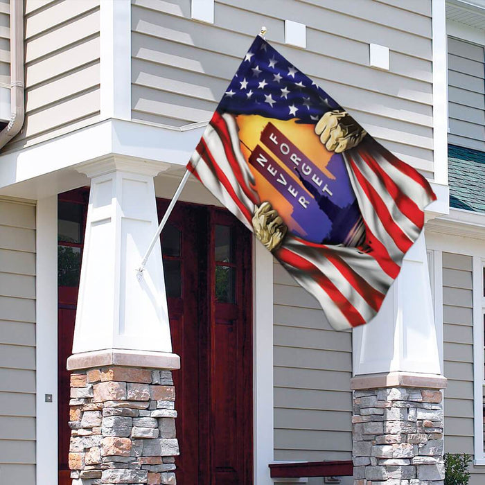 Patriot Day. 911 Never Forget American Flag | Garden Flag | Double Sided House Flag - GIFTCUSTOM