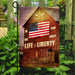 Patriotic Barn Flag | Garden Flag | Double Sided House Flag - GIFTCUSTOM