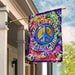 Peace Is Energy Pass It On Hippie Flag | Garden Flag | Double Sided House Flag - GIFTCUSTOM