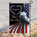 Peace Love Care Caregiver Flag | Garden Flag | Double Sided House Flag - GIFTCUSTOM