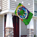 Peace, Love Hippie Flag | Garden Flag | Double Sided House Flag - GIFTCUSTOM