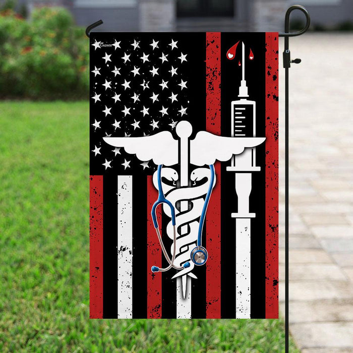 Phlebotomy Flag | Garden Flag | Double Sided House Flag - GIFTCUSTOM