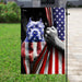 Pit Bull American Flag | Garden Flag | Double Sided House Flag - GIFTCUSTOM
