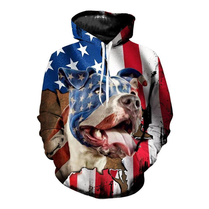 Pit Bull Flag All Over Printed - GIFTCUSTOM
