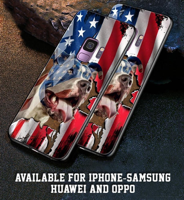 Pit Bull Flag Normal Phone Case All Over Printed - GIFTCUSTOM