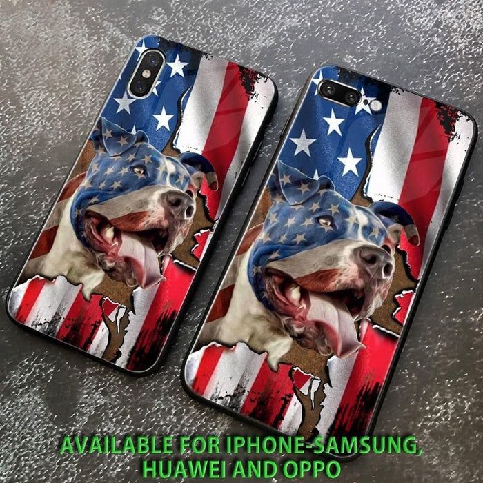 Pit Bull Flag Normal Phone Case All Over Printed - GIFTCUSTOM